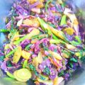 ラクシュミーバドリー's cooksnap of when they made 春菊と紫キャベツのスパイス炒め.