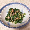 クックマダム☆'s cooksnap of when they made 春菊のツナごま和え.
