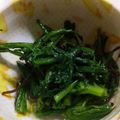 チップ304's cooksnap of when they made 春菊と塩昆布のナムル.