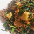 のんの０８'s cooksnap of when they made 豆腐とニラのピリ辛中華炒め♪♪.