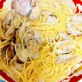 にゃにゃん16's cooksnap of when they made あさりの濃厚クリームパスタ.