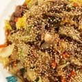 ゆきたく0228's cooksnap of when they made 牛肉と白菜のチャプチェ.