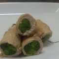 Rミルフィーユ's cooksnap of when they made お弁当に♪菜の花の豚肉巻き.
