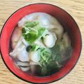 ボブナナ's cooksnap of when they made ☆「ふ」「椎茸」「人参」のお吸い物☆.