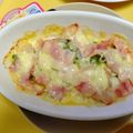 まなぁこ's cooksnap of when they made 長ネギとベーコンのチーズ焼き.