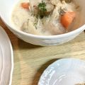 賀古遥's cooksnap of when they made ⁂マクロビ⁑根菜ときのこの豆乳スープ⁂.