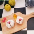 ★サンセット★'s cooksnap of when they made 食パンで簡単に♪桜香るお饅頭.