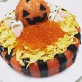 クックFE6E1V☆'s cooksnap of when they made ハロウィン寿司☆ちらし寿司ケーキ.