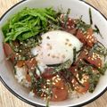 くろつぶこ's cooksnap of when they made ゴマ油香る♡漬けマグロ丼.