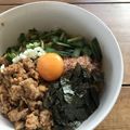 yuu____'s cooksnap of when they made 焼きそば麺で台湾まぜそば.