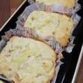 クック0UQ98I☆'s cooksnap of when they made カッテージチーズと胡桃とリンゴのマフィン.