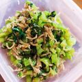 hapi-yellow's cooksnap of when they made カブの葉の油炒め.