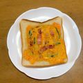 クックP8KGHH☆'s cooksnap of when they made 母直伝☆絶品☆美味すぎるホットサンド.