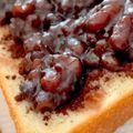 MULA's cooksnap of when they made まるでチョコ！？ココアあんこトースト！.