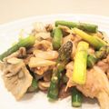 イエローバード's cooksnap of when they made 豚肉とアスパラのこってりスタミナ炒め❤️.