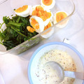 りいママPAD's cooksnap of when they made デリ風♡ほうれん草と卵のマスタードサラダ.