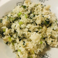 huagu's cooksnap of when they made 妊婦 産後 授乳中 小松菜とじゃこの炒飯.