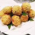 クックHG9V8Y☆'s cooksnap of when they made さつまいも＆そうめんのトゲ×2揚げ.