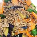 ガリ☆トトロ's cooksnap of when they made 子供も大好き☆なすとひき肉の甘辛炒め.