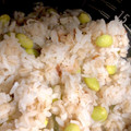 ぱくもぐ。's cooksnap of when they made 梅としらすと枝豆ご飯.