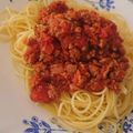 ☆ALOHA☺️'s cooksnap of when they made 挽肉とトマトの定番パスタ☆.