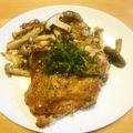 さすらい's cooksnap of when they made ☆簡単☆チキンソテー＊きのこソース.