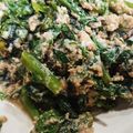 akiyuママ's cooksnap of when they made ベジ♪春菊の卵とじ.