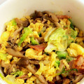 ビビ♡'s cooksnap of when they made 白菜とベーコンとしめじの卵炒め.