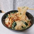 りょく★'s cooksnap of when they made ほうれん草＆ベーコン入り餡かけにゅうめん.