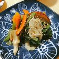 ●しいた●'s cooksnap of when they made 簡単お晩菜:小松菜と人参と薩摩揚で炒め煮.