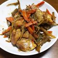クックP81ONM☆'s cooksnap of when they made 鶏ごぼうの照り焼き.