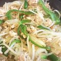 クック15FFG6☆'s cooksnap of when they made もやし ピーマン ひき肉オイスター炒め.