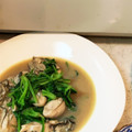 マコミコ's cooksnap of when they made 鉄分たっぷり！牡蠣とほうれん草炒め.