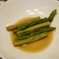 youtapapa's cooksnap of when they made 副菜　レンジで簡単！　アスパラの　お浸し.