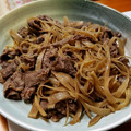 ⭐つきあかり⭐'s cooksnap of when they made 簡単！牛こま、ごぼう、糸こんの炒め煮.