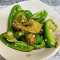 リクママ0505's cooksnap of when they made ごま油香る♫ピーマンとちくわのきんぴら.