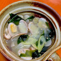 マダムキュリー's cooksnap of when they made あさりとワカメの中華スープ.