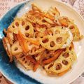 ペキのリリー's cooksnap of when they made シャキシャキ！レンコンのきんぴら.