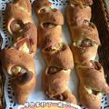 羽芽☆'s cooksnap of when they made ＨＢ食パン材料で★ベーコンチーズエピ.