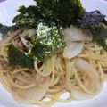 プーアル茶's cooksnap of when they made 梅ツナパスタ.