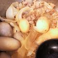 higmai's cooksnap of when they made ホットクックで里芋と玉葱の無水そぼろ煮.