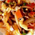 ちびなぁ's cooksnap of when they made 牛肉カルビのピリ辛炒め！野菜たっぷりです.
