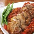 低カロ探検隊's cooksnap of when they made 豚ヒレ肉のソテー赤パプリカの辛味噌ソース.