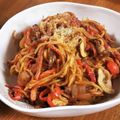低カロ探検隊's cooksnap of when they made 付け合せとは呼ばせない☆ナポリタン焼そば.