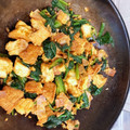 猫のミイヤ's cooksnap of when they made ✿厚揚げとほうれん草のスパイシー炒め✿.