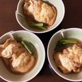 ぱんだぽっぽ's cooksnap of when they made 鶏ひき肉とあげの巾着煮＊優しい味です.