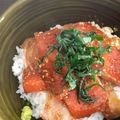 MAKO＿Ｔ's cooksnap of when they made お昼は海鮮ごまだれ丼♪.