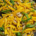 クックB9XV8D☆'s cooksnap of when they made ピーナッツかぼちゃと挽肉のうまうま炒め.