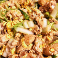 かとりーな♪'s cooksnap of when they made 豚こまと白菜と卵のオイスターソース炒め.