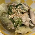 105♡'s cooksnap of when they made 〆までおいしい♪スタミナもつ鍋.